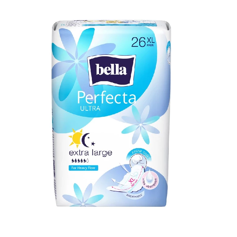Bella Perfecta Ultra pads for Sensitive Skin, 26 Pads-1.webp